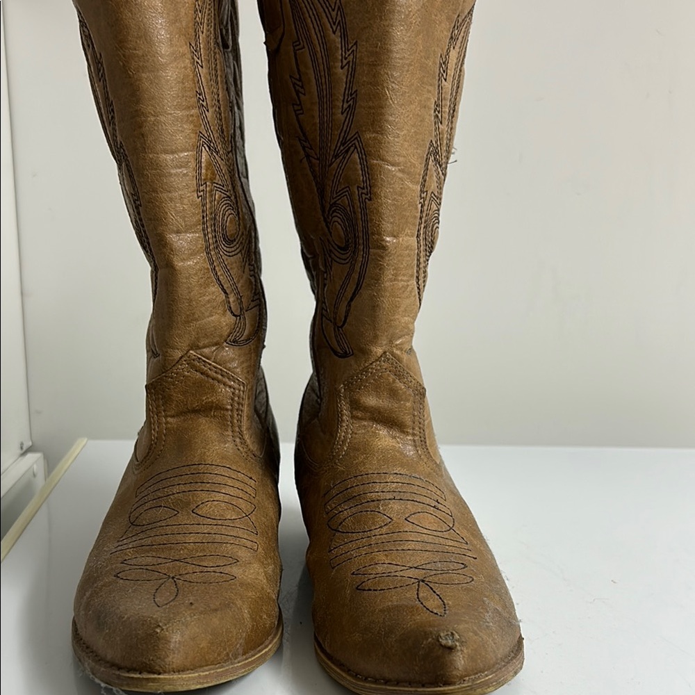 Brown Western Cowboy Boots